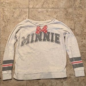 Disneyland Women Minnie Long Sleeve sweatshirt